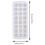 Bac à glaçons en silicone 24 cubes, compatible congélateur, 1 pièce 3