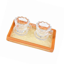 Stylish Miniature Resin Cup Set Of 4 For Small Object Storage