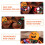 Halloweenpumpa-godiskorg – Tyg och bambu, 20 cm 3