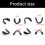 5Pieces Adjustable Nose Pads Suitable for Cycling-metal core. 5
