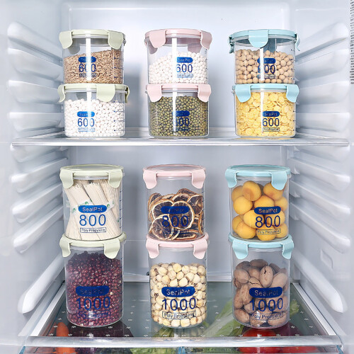 Airtight Food Storage Containers with 4-Side Locks, 1