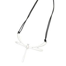 Collier pendentif libellules, bijoux à la mode, chaîne en