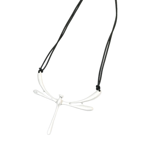 Collier pendentif libellules, bijoux à la mode, chaîne en