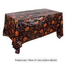 Halloween-duk 130x220 cm plastpumpa spökfladdermus