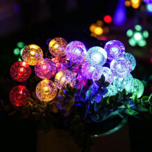 Solar Globe String Lights Outdoor IP65 Waterproof
