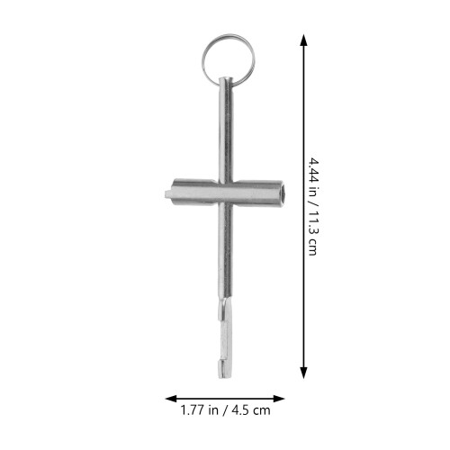 Udluftningsnøgle til zinklegering af radiator 11,3 cm 2