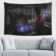 Spider-Man Tapestry Wall Art 60 x 40 in
