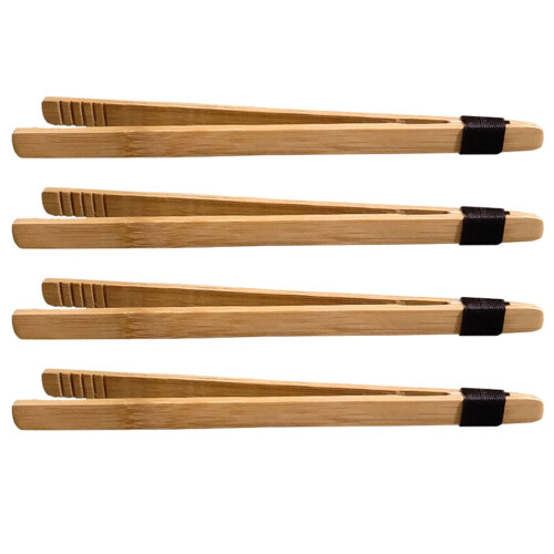 Bamboe pincet speelgoedset voor baby's – 4 stuks