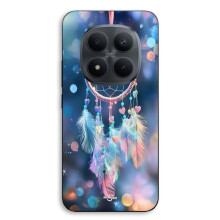 Capa de telefone - MANIACASE - Xiaomi Redmi Note 15 Pro 5G - Apanhador de sonhos - Rosa e azul - Preto