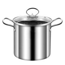 Italian Stainless Steel Pasta Pot with Steamer Insert