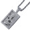 Retro Engraved Pendant Necklace With Double Tone Gold-silver 1