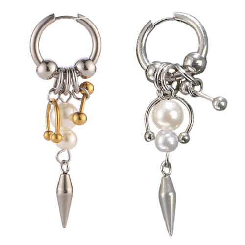 Boucles d'oreilles pendantes Punk-Correspondance des couleurs 1