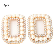 Clips de chaussures ornés de strass, accessoire décoratif, aspect brillant, élégants et intemporels, clips de chaussures détachables et faciles