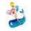 Épingle de baleine bleue ludique ornée de ballons,-Couleur 1