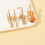 Music Theme Accessory Pack 4 Enamel Guitar Pin with Accent for 6