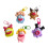 Comical Novelty Keychain Soft Resin Sausage Shape Cute-Brown 2