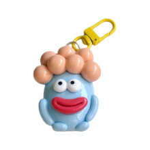 Hilarious Mouths Design Keychain Soft Resin Craft Unique-Blue