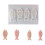 4pcs Creative Fish Designs Polymer Clay Earring Molds Plastic 1