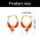 Boucles d'oreilles élégantes en alliage robuste, motif phénix 3