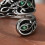 Bague en feuille de marbre vert réglable, élégante, Vintage, 7