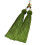 Polyester Silk Fringe Beaded Tassels for Bookmarks-Amy Green 1