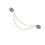 Stilvolle Charm-Brosche, modische Blumen-Kettenbrosche,-Style3 1