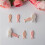 Set van 4 plastic visvormige oorbelaccessoires mallen voor 6