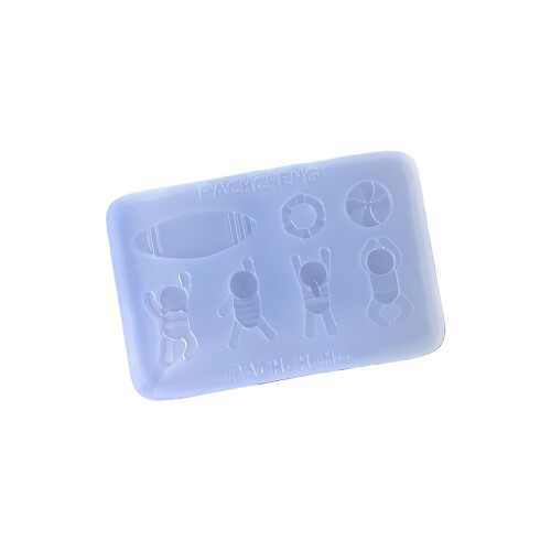 Silikonform mit Schwimmfigur, geeignet für einzigartige