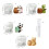 Hydroponic Plant Vase Silicone Mold Panda Rabbit Designs-10 3