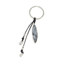 Porte-clés en alliage de strass acryliques, modèles de pierres-1