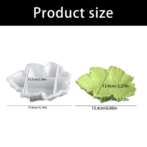 Multipurpose Leaf Shape Silicone Mould For Resin Art Concrete 2