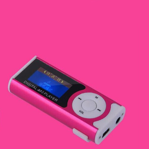 Companheiro de áudio compacto, reprodutor de música Bluetooth com tela LCD de 1,8 polegadas, caixa em liga de alumínio para som sem perdas e 2