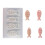 Moule de boucles d'oreilles en forme de poisson en plastique, 1