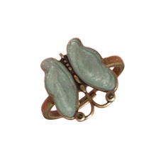 Artisanal Crafted Floral Butterfly Statement-vintage butterfly