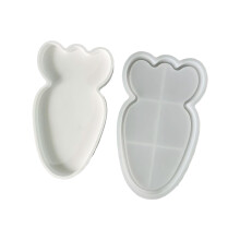 Rabbits Theme Silicone Mould Carrot Shaped-carrot tray mold