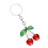 Cherry Patterned Acrylic Keychain Double Side Artwork-Red 1