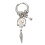 Metallic Cone Tassels Dangle Earrings Alloy Ear Pendant-Silver 1