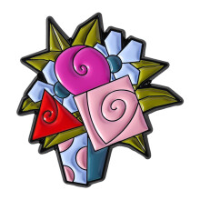 Artistic Floral Fauna Brooch Alloy Materials Versatile-QHXZ5108