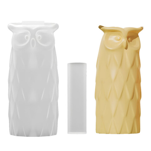 Luxury Owl Shaped Silicone Vase Mold Artistic Craft Tool-set