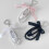 Decorative Double Purpose Lanyard With Ballet Ribbon-White 7