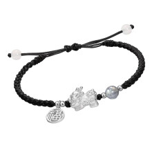 Stylish Lucky Pi Xiu Copper Chain Adjustable Length For Men-2
