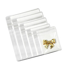 50 Pieces Waterproof Jewelry Organizers Bags Multiple Size Clear