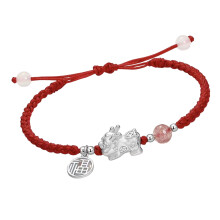 Stylish Lucky Pi Xiu Copper Chain Adjustable Length For Men-1