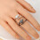 Gothic Wing Rings Open Band Design Long Time Use Alloy-1 pair 2