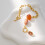Mixed Materials Bracelet Resin Accent Stainless-JDB0109017 7