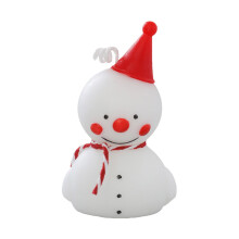 Snögubbe Aromaterapiljus Vitt 1 st