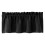 Svart kappa gardin 137x43 cm polyester stångficka 2