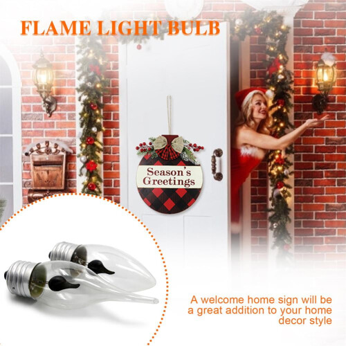 Flackernde Kerzenlampe E14/E27 2
