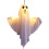 Halloween hanging ghost ornaments with lights 3 pcs 2