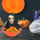 Animerad skelett Halloween godisskål med rörelsesensor 5